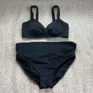 Boden black bikini size 6